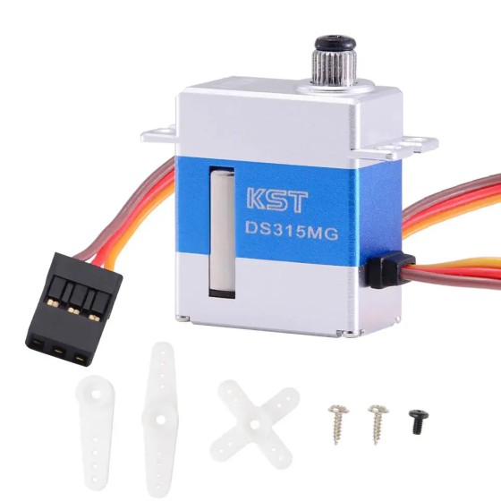 NEW KST DS315MG 8.4V Digital Metal Gear Mini Servo 4.8kg 0.07sec for RC Helicopters Swashplate Tail Locking Steering  Airplane